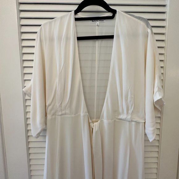 Reformation Winslow Dress in White - Picture 12 of 14